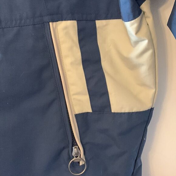 CONVERT/COLUMBIA JACKET Mens Size L Blue and tan Zip front NWT - Picture 6 of 12